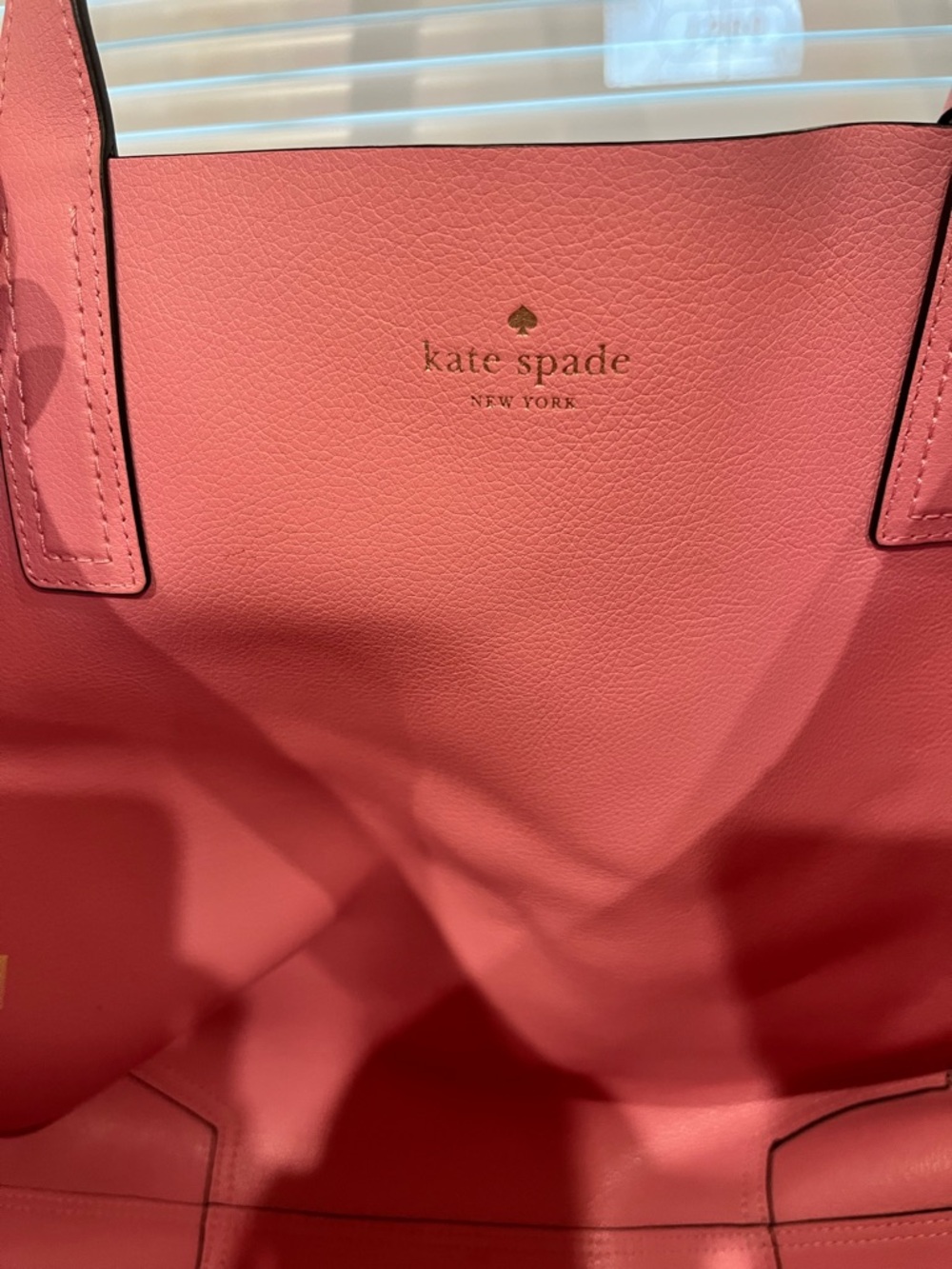 Kate Spade Reversible Pink Floral Print Tote with Cream Accents - Picture 6 of 9